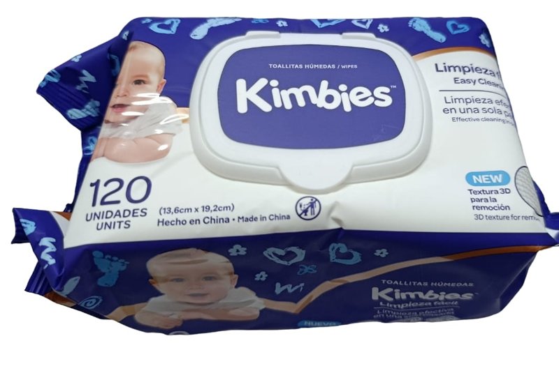 KIMBIES TOALLITAS HUMEDAS 120U
