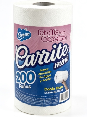 CARRITE ROLLO DE COCINA 200PANOS MINI