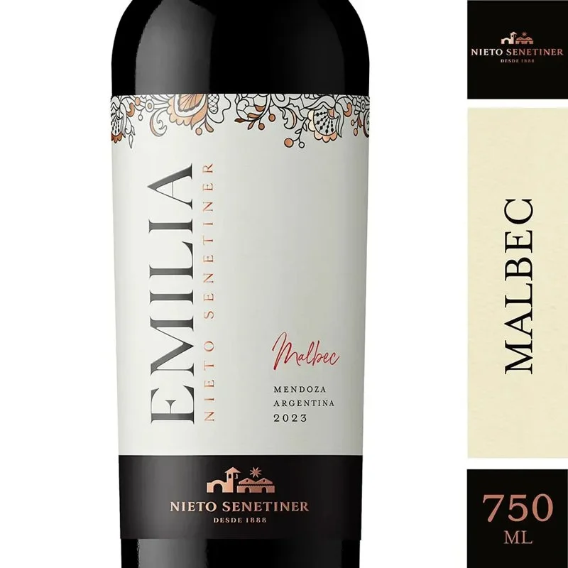 EMILIA VINO 750ML MALBEC_