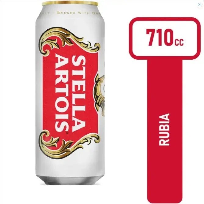 STELLA ARTOIS CERVEZA LATA 710ML