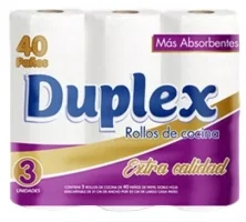 DUPLEX ROLLO DE COCINA 4X30 120PANO BLANCO