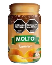 MOLTO MERMELADA FRASCO 454G DAMASCO